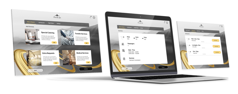 Charter flight booking, tailored to your needs